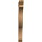 Ekena Millwork Funston Slat Rough Sawn Bracket, Western Red Cedar, 4"W x 34"D x 42"H BKT04X34X42FST06RWR - alternate 3